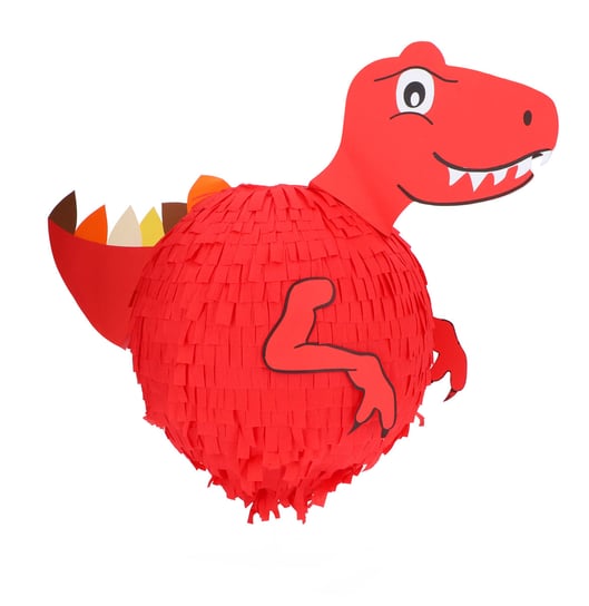 Piniata dinozaur tyranozaur T-Rex czerwony Mapin