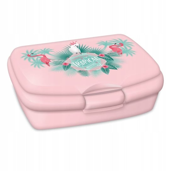 Pink Flamingo lunchbox śniadaniówka flaming Ars una