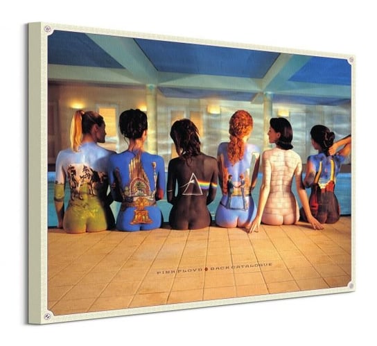 Pink Floyd Albumy - obraz na płótnie Pyramid International