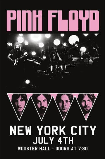 Pink Floyd Koncert NYC Billing - plakat 61x91,5 cm Galeria Plakatu