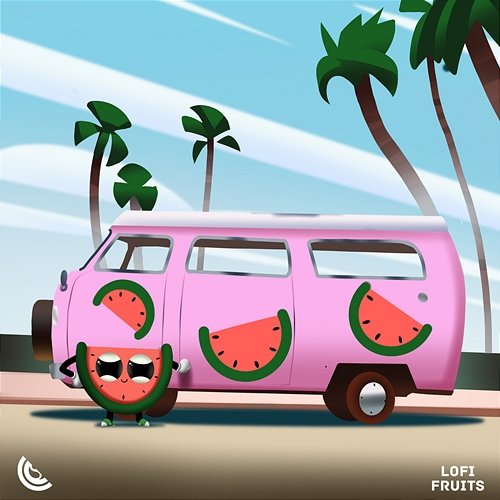 Pink + White Lofi Fruits Music, Chill Fruits Music