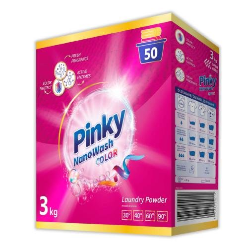 PINKY NanoWash Color Proszek do prania tkanin kolorowych, 3 kg VACO Retail