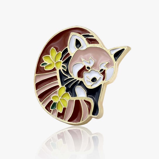 PINS ''CZERWONA PANDA'' Inna marka