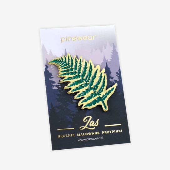 Pins Liść Paproci Pinswear