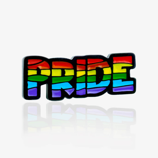 Pins tęczowy napis "PRIDE" Inna marka