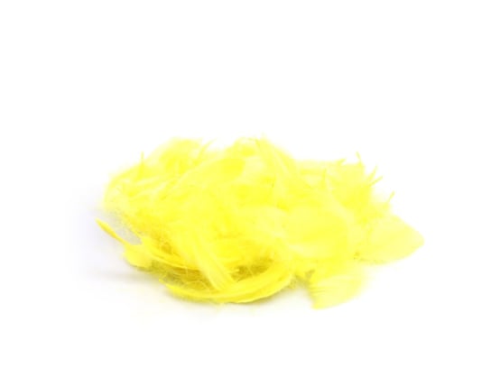 Piórka dekoracyjne żółte - 11 g TG