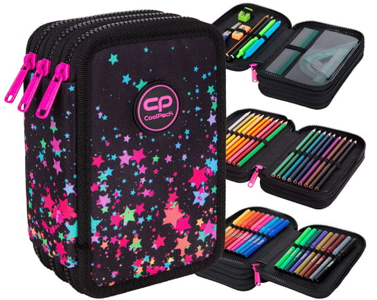 Piórnik Coolpack Jumper 3 Z Wyposażeniem  Galaxy CoolPack