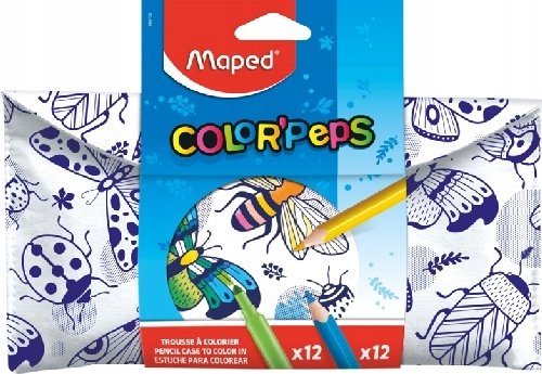 Piórnik Maped Colorpeps Do Pokolorowania z Akcesor Maped