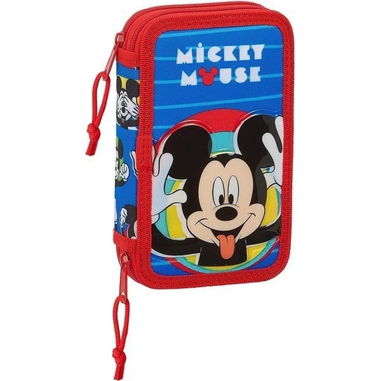 Piórnik Mickey Mouse Clubhouse Me Time Niebieski Czerwony (28 pcs) Myszka Miki