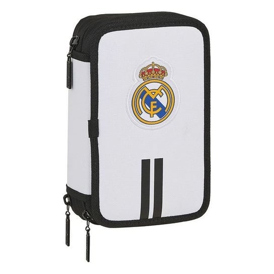 Piórnik potrójny Real Madrid C.F. Biały Czarny (36 Części) real madrid c.f.