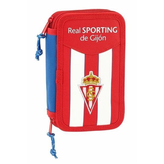 Piórnik Real Sporting de Gijón Biały Czerwony (28 pcs) real sporting de gijón