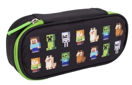 Piórnik saszetka, dla chłopca, Astra, Minecraft, czarny Astra