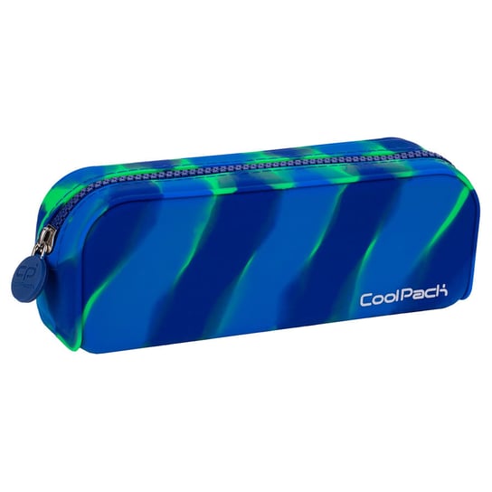 Piórnik saszetka, dla chłopca, CoolPack, paski, niebieski CoolPack