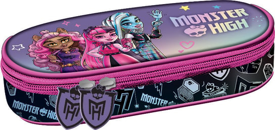 Piórnik saszetka, dla dziewczynki, St.Majewski, Monster High, fioletowy St.Majewski