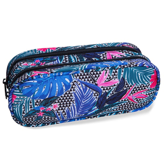 Piórnik szkolny dwukomorowy CoolPack Clever Aloha Blue 30702CP nr B65048 CoolPack