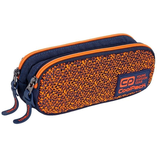 Piórnik szkolny dwukomorowy CoolPack Clio Orange 52490CP C69138 CoolPack