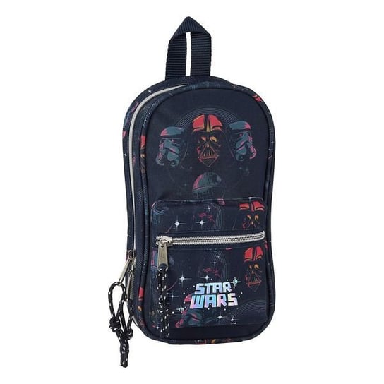 Piórnik w kształcie Plecaka Star Wars Ciemnoniebieski (33 Części) Star Wars gwiezdne wojny