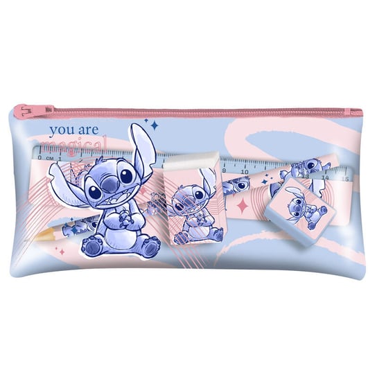 Piórnik Z Wyposażeniem Przybory Szkolne Disney Lilo&Stitch 4 Elementy Kids Licensing