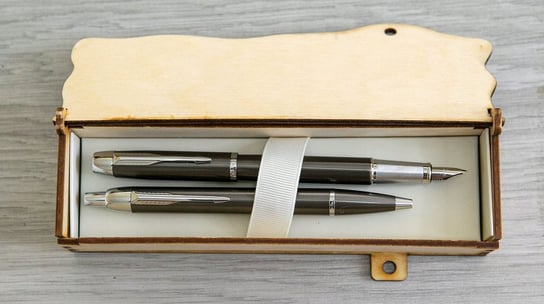 Pióro Długopis Parker IM pudełko drewniane grawery PARKER