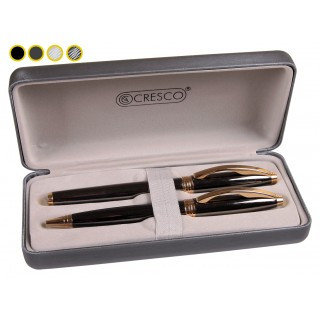 Pióro + Długopis Premium W Etui 38 Cresco, 1 Sztuka Cresco