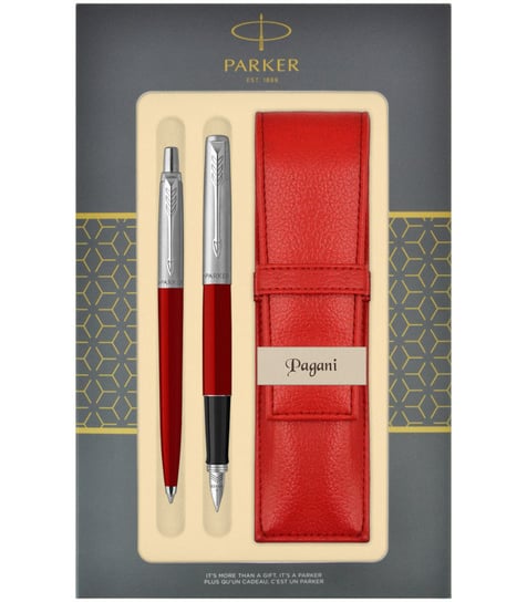 Pióro Jotter +Długopis Z Etui Pagani Core Kens.red+Etui Xc S0826920 Parker Parker