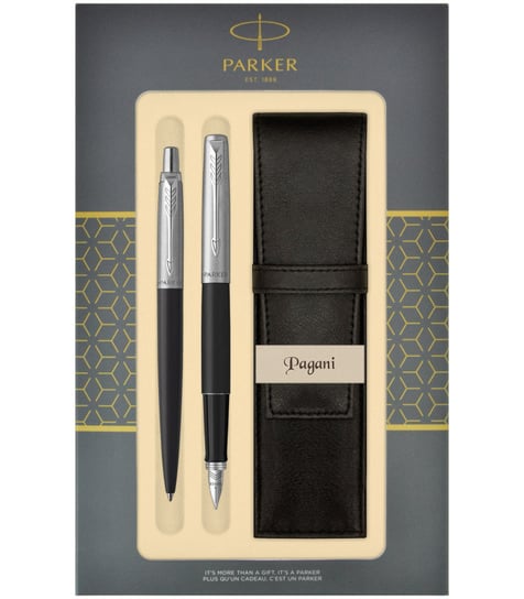Pióro Kulkowe Jotter +Długopis Z Etui Pagani Black+Etui Xc S0826220 Parker Parker