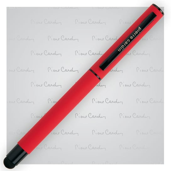 Pióro kulkowe touch pen, soft touch PIERRE CARDIN Celebration Czerwone - czerwony Pierre Cardin