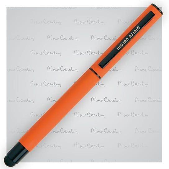 Pióro kulkowe touch pen, soft touch PIERRE CARDIN Celebration Pomarańczowe - pomarańczowy Pierre Cardin