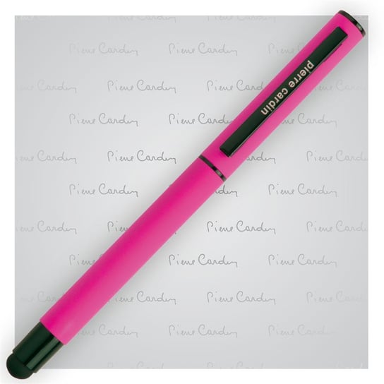 Pióro kulkowe touch pen, soft touch PIERRE CARDIN Celebration Różowe - różowy Pierre Cardin