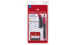 Pióro wieczne 149882 + naboje, różowe Faber-Castell