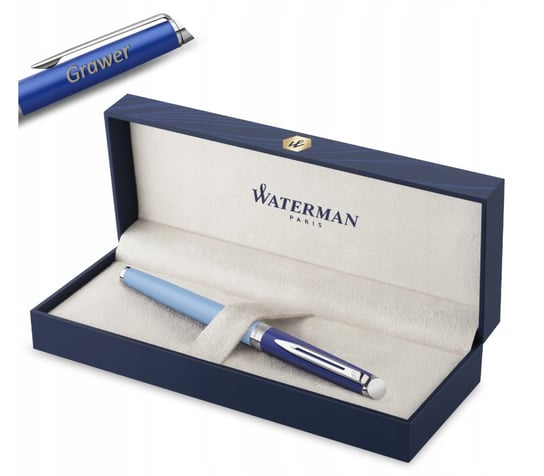 Pióro Wieczne Waterman Hémisphère Color-Block Blue F z grawerem WATERMAN