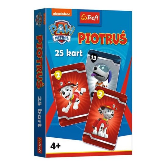 Piotruś Psi Patrol, karty do gry, Trefl Trefl