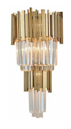 Pipe Organ Wall Variant -  dwurzędowy kinkiet kryształowy 54cm Iluminar