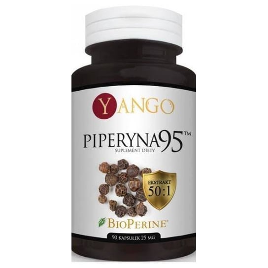 Piperyna 95 25mg suplement diety 90 kapsułek Yango