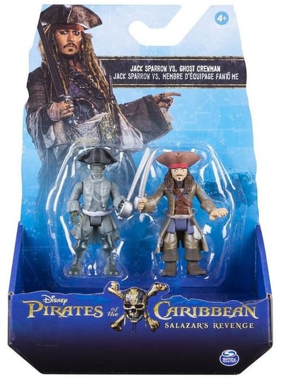 Piraci Karaibów - Figurki Zestaw Jack Sparrow & Duch Pirat Zemsta Salazara Spin Master