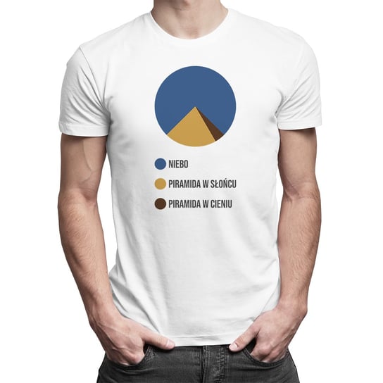 Piramida - męska koszulka na prezent Koszulkowy