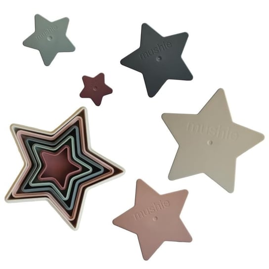 Piramidka Sensoryczna Nesting Star Mushie Mushie