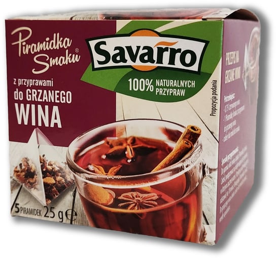 Piramidki Smaku do grzanego wina / Savarro - przyprawa do grzańca 5x5 g (25g) Inna marka