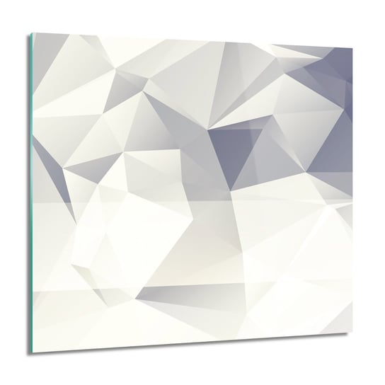 Piramidy iluzja 3D kwadrat obraz szklany, 60x60 cm ArtPrintCave