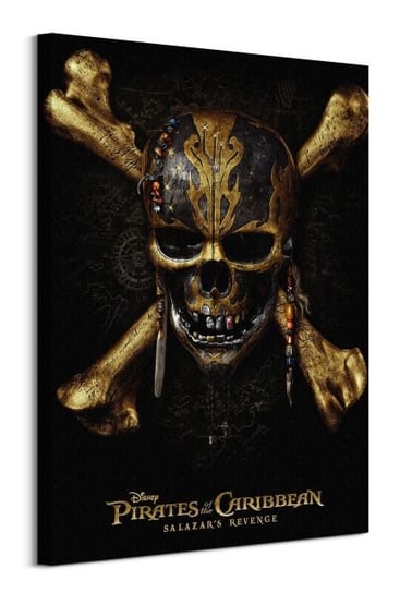 Pirates of the Caribbean Skull - obraz na płótnie Piraci z Karaibów
