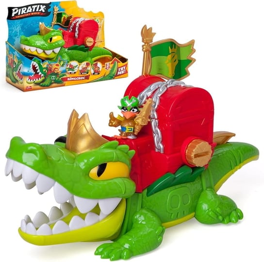 PIRATIX Crazy Jungle Krokodyl King Croc + Figurka Piratix