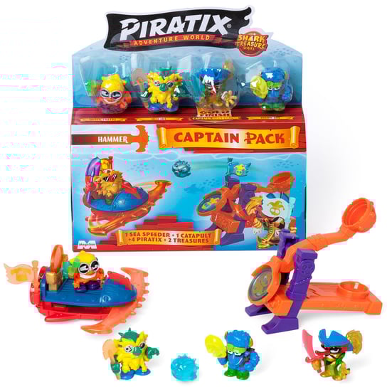 PIRATIX SHARK TREASURE - Captain Pack - 1x6 (V.0) Pack 6/6 online Piratix