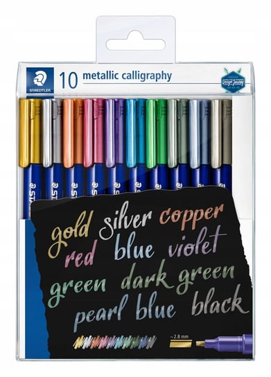 Pisak Metallic Calligraphy 2 Happy Color Staedtler