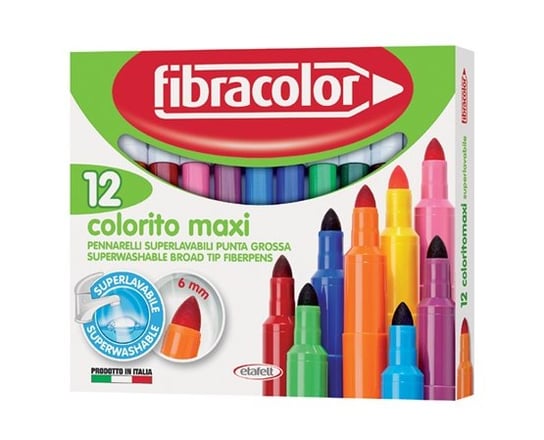 Pisaki Colorito Maxi 12Kol. Fibracolor Fibracolor