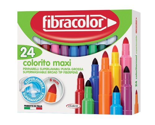 Pisaki Colorito Maxi 24 Kol. Fibracolor Fibracolor