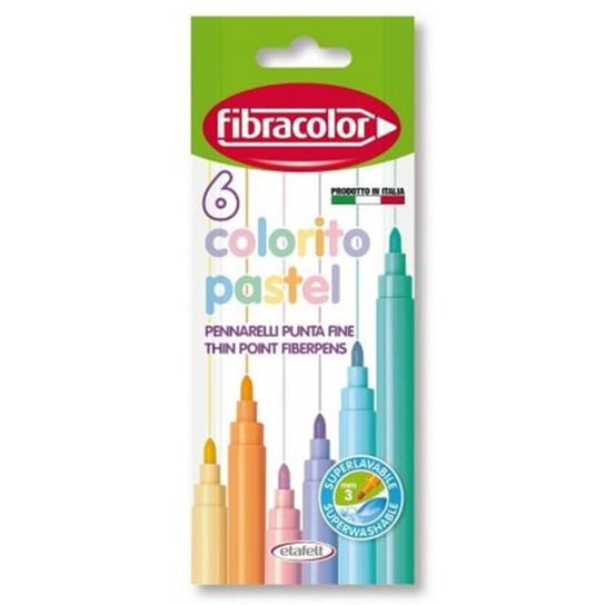 Pisaki Colorito Pastel 6 Kol. Fibracolor 25770 Fibracolor