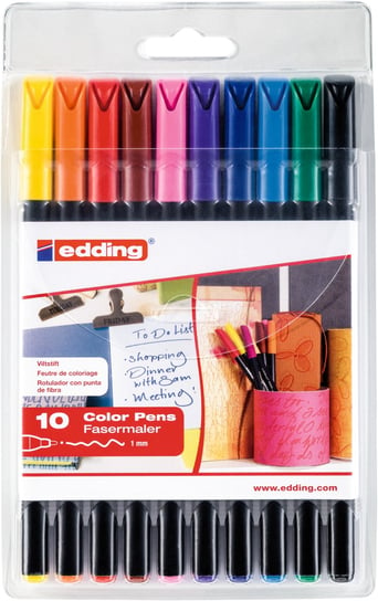 Pisaki Edding artystyczne, 10 kolorów Edding