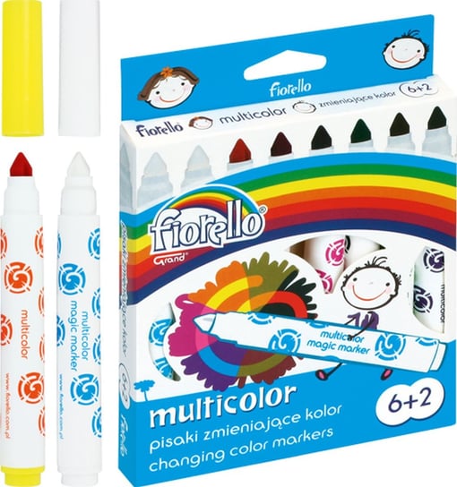 Pisaki Multicolor, 6 + 2 sztuki Fiorello