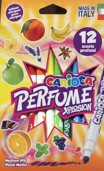 Pisaki zapachowe, Xplosion, 12 kolorów Carioca