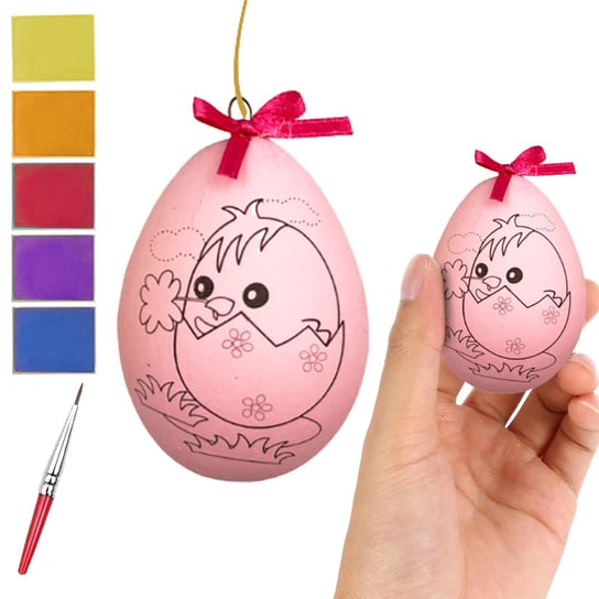 Pisanka Do Malowania Jajko Wielkanocne Dla Dzieci Zdobienia Kreatywna Różowa Artmaker